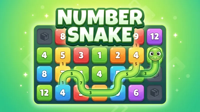 Number Snake game cover