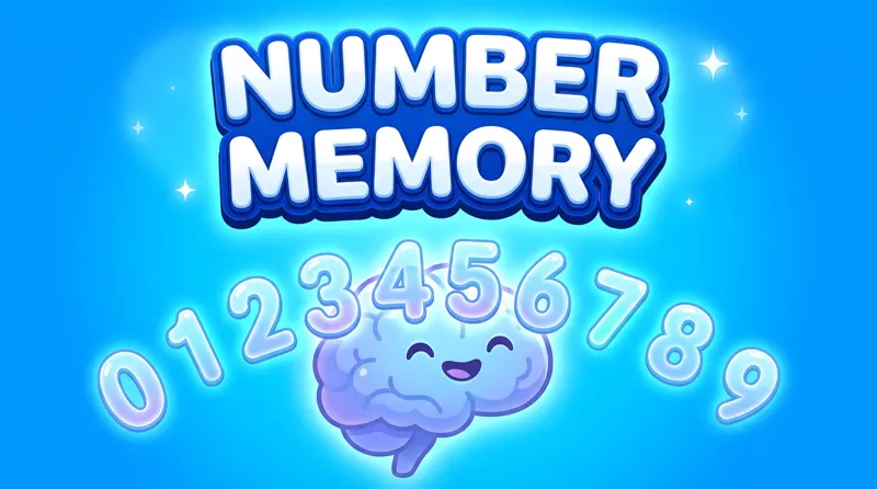 Number Memory Test game cover